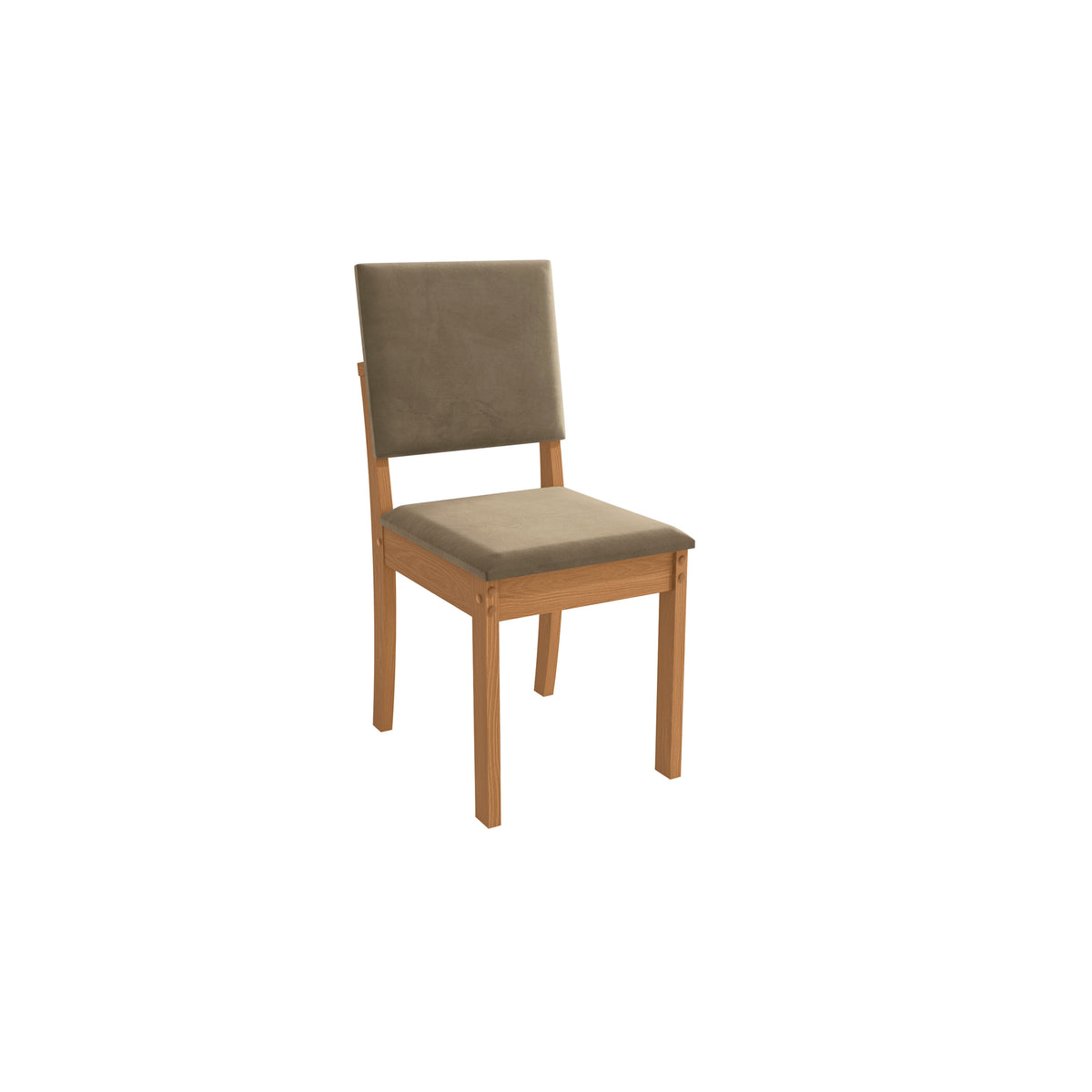 Juego Comedor Kappesberg 1.6m con 4 Sillas Luna Canela/Beige