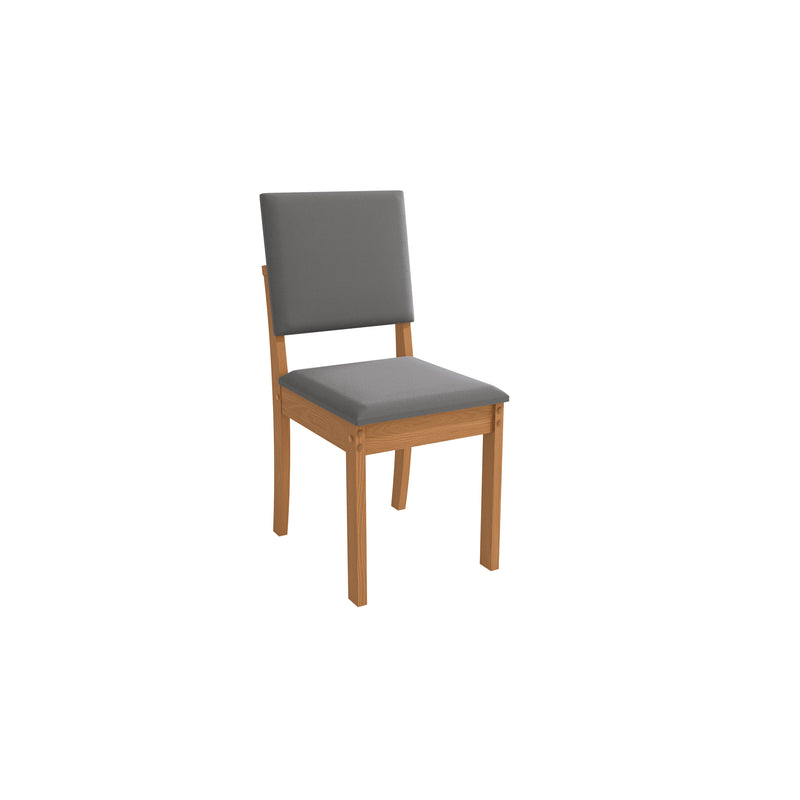 Juego Comedor Kappesberg 1.6m con 6 Sillas Luna Canela/Gris