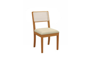 Comedor 160cm 6 Sillas Madera Maciza Kappesberg Roble/Arena