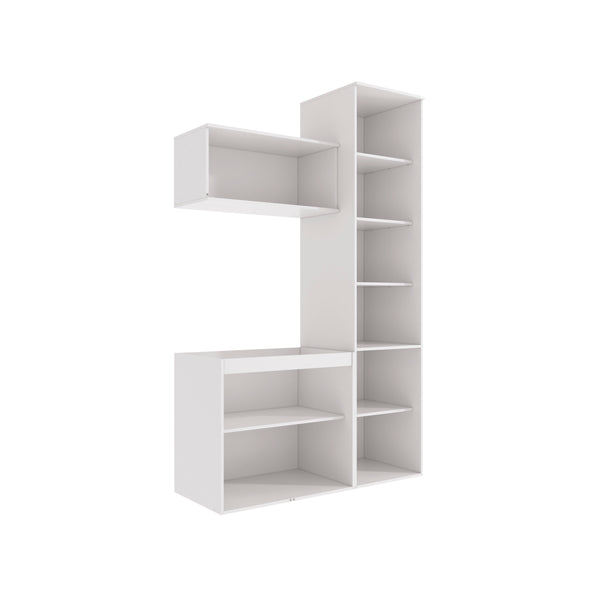 Conjunto para Baño 130cm MDF Kappesberg Blanco/Verde