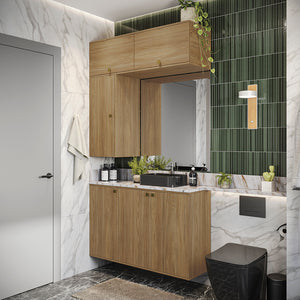 Gabinete Baño Kappesberg 120cm MDF Marrón