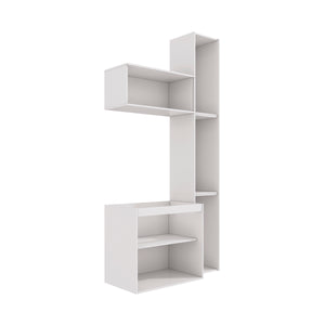 Gabinete Baño Kappesberg 116cm MDF Blanco y Verde