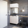 Gabinete Baño Kappesberg 80cm MDF Con Aéreos Blanco