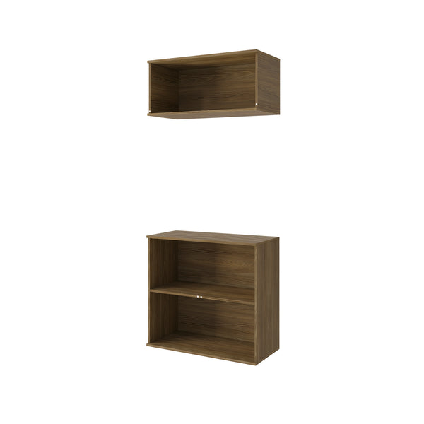 Gabinete Baño Kappesberg 80cm MDF Marrón y Verde