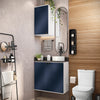 Gabinete Baño Kappesberg 80cm MDF Blanco y Azul