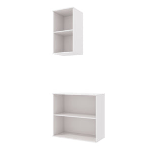 Gabinete Baño Kappesberg 80cm MDF Blanco y Marrón