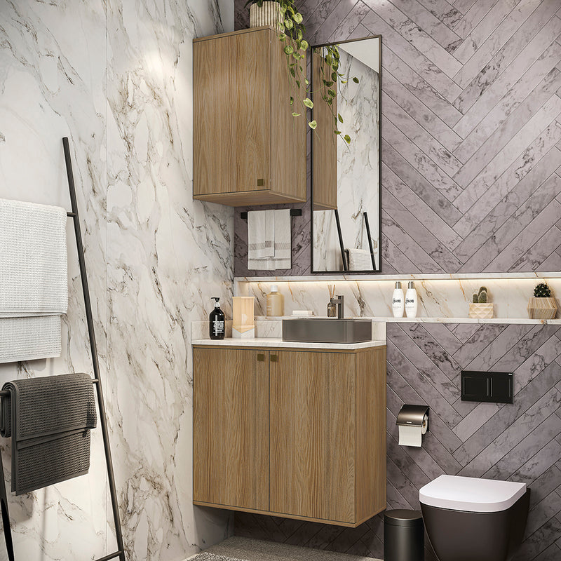 Gabinete Baño Kappesberg 80cm MDF Marrón