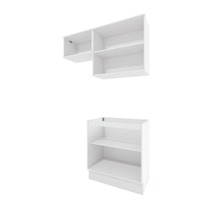 Mueble Lavadero Kappesberg 140cm Con Aéreos Blanco