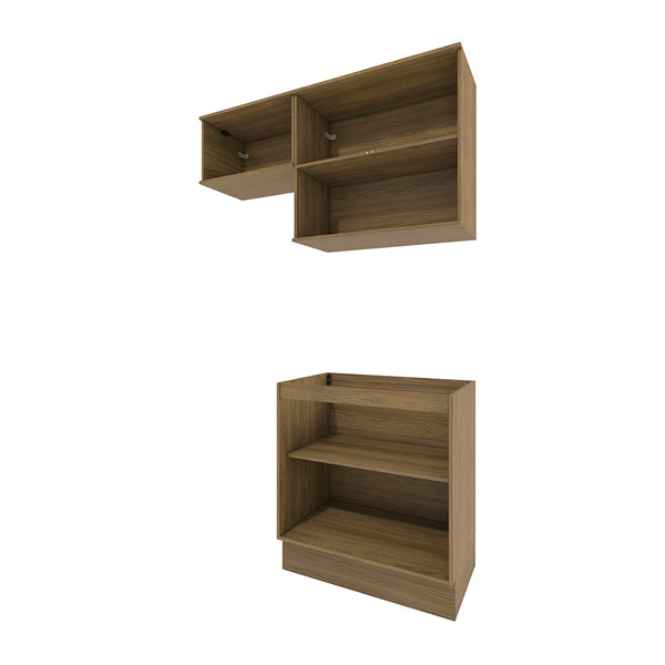 Mueble Lavadero Kappesberg 140cm Con Aéreos Marrón