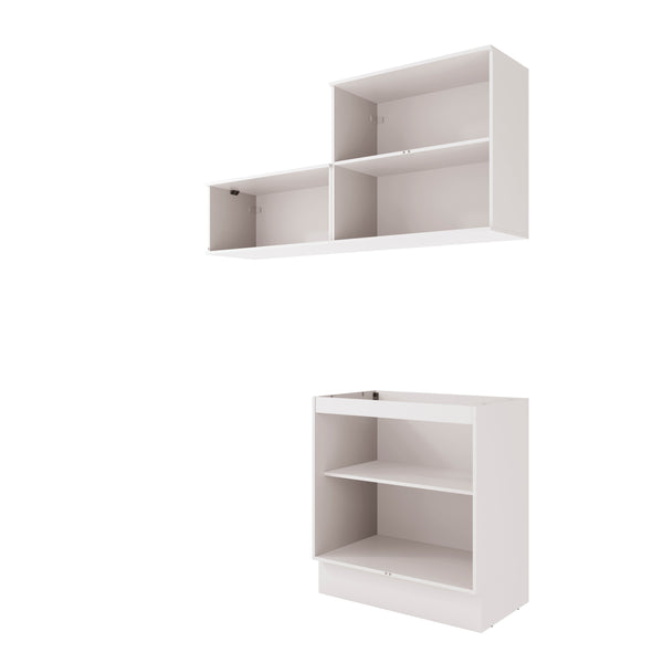 Mueble Lavadero Kappesberg 160cm Con Aéreos Blanco
