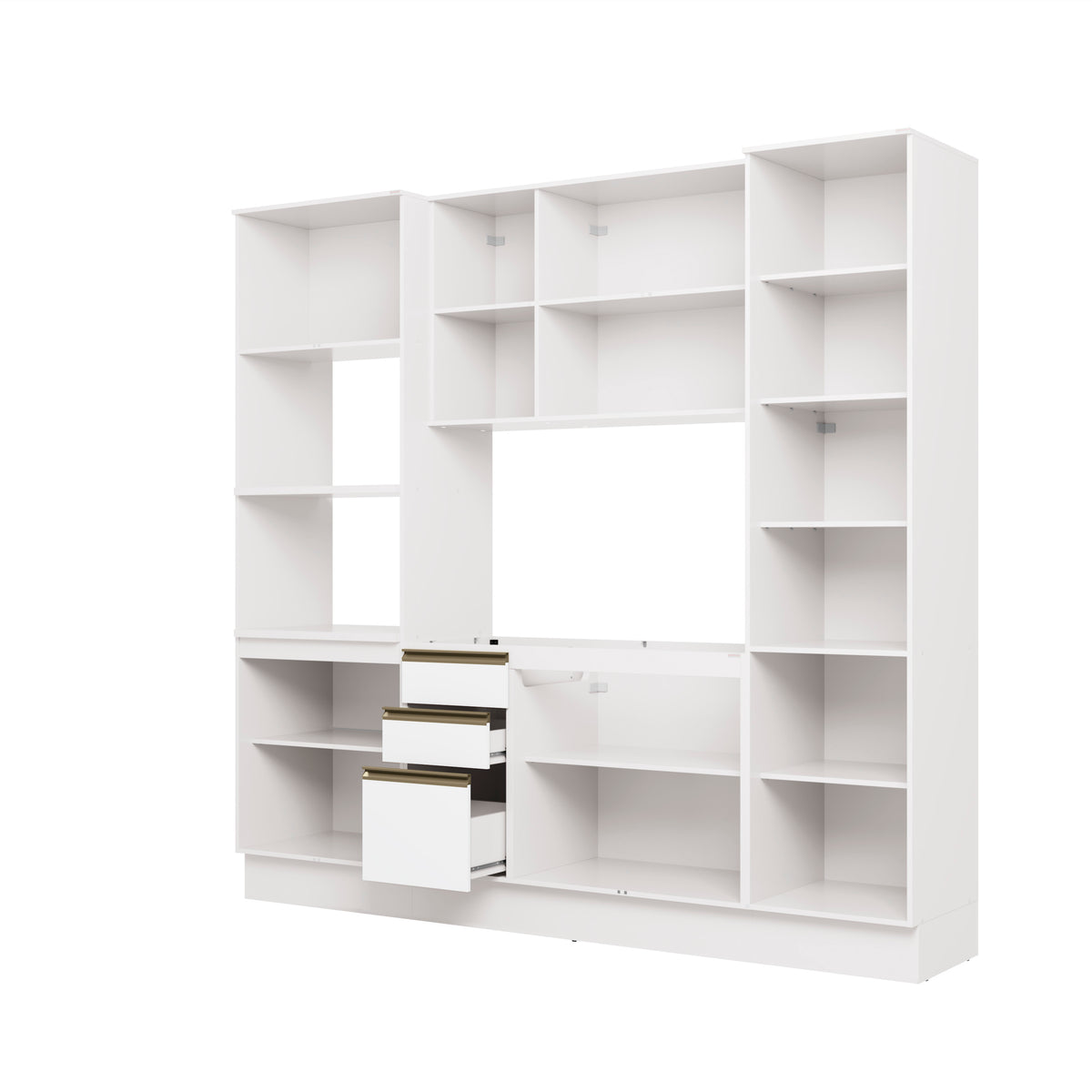 Cocina Integral 240cm MDF 10 Puertas Kappesberg Blanco