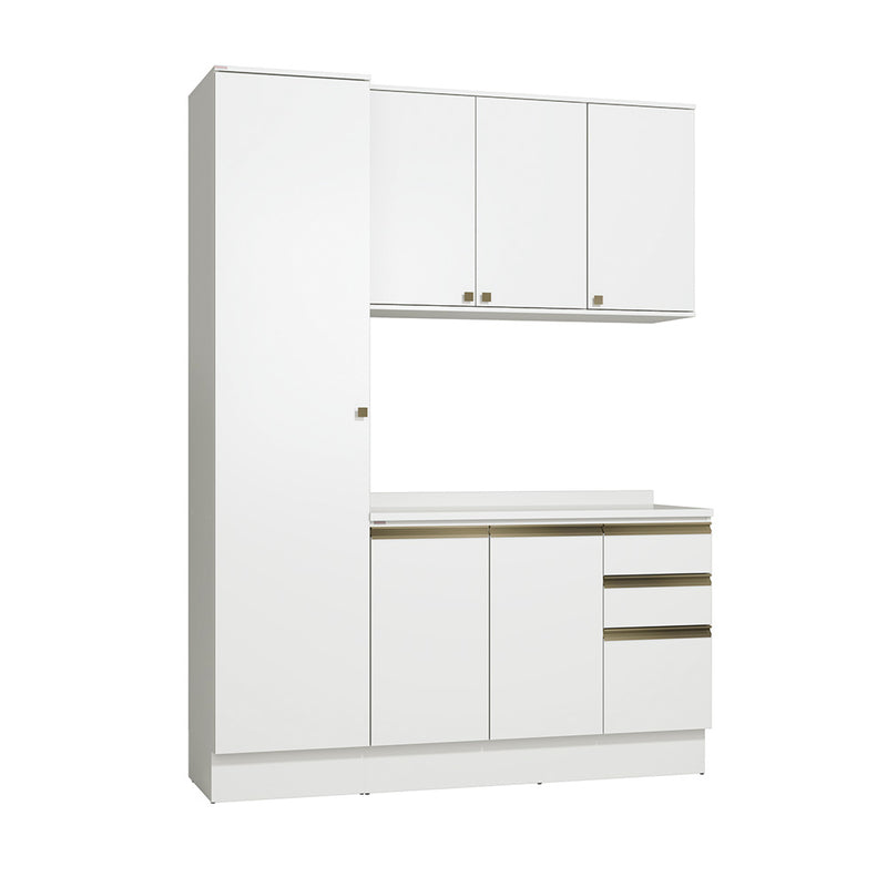 Armario de Cocina 170cm MDF 6 Puertas Kappesberg Blanco
