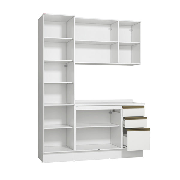 Armario de Cocina 170cm MDF 6 Puertas Kappesberg Blanco