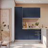Armario de Cocina 170cm MDF 6 Puertas Kappesberg Blanco/Azul