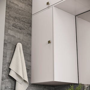 Gabinete Baño Kappesberg 120cm MDF Con Aéreos Blanco