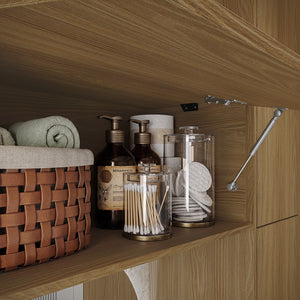 Gabinete Baño Kappesberg 116cm MDF Marrón