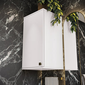 Gabinete Baño Kappesberg 80cm MDF Con Aéreos Blanco