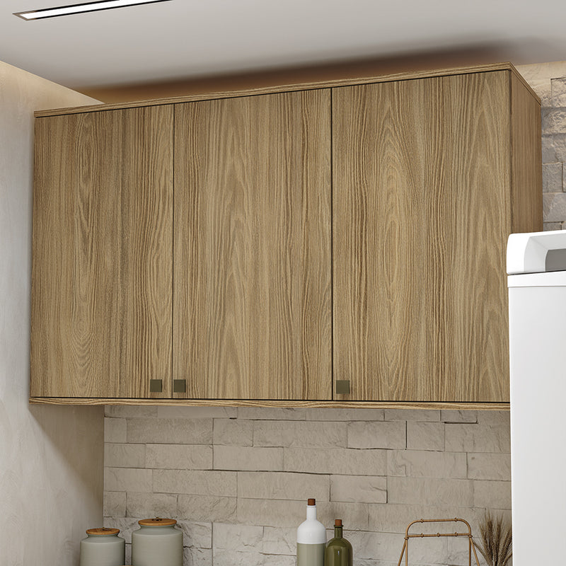 Gabinete Cocina Kappesberg 120cm MDF 5 Puertas Marrón