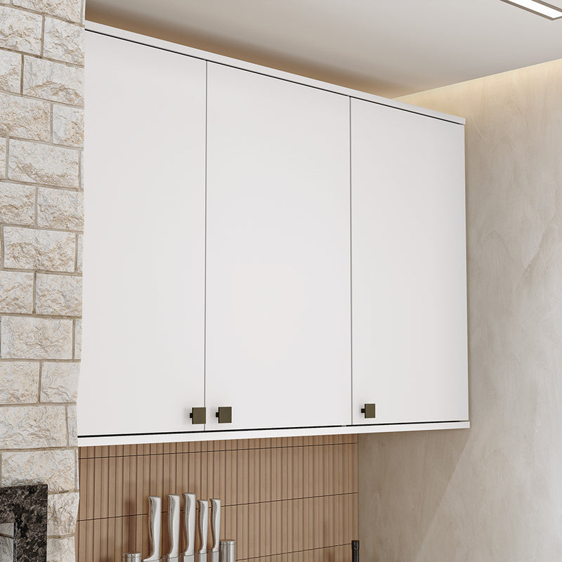 Gabinete Cocina Kappesberg 120cm MDF 5 Puertas Blanco