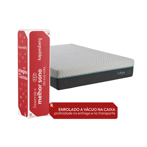 Colchón Matrimonial En Caja 138x188 Resortes Kappesberg Gris