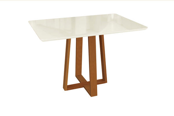 Comedor 120cm 4 Sillas Madera Maciza Kappesberg Roble/Fendi
