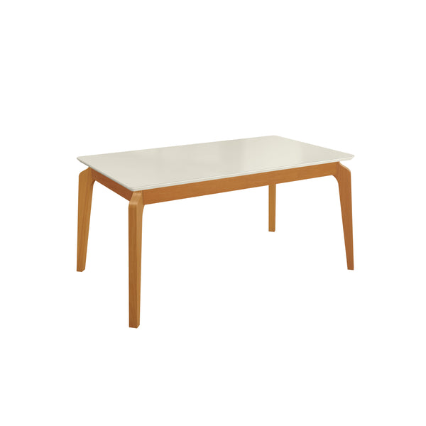 Comedor 160cm 4 Sillas Madera Maciza Kappesberg Roble/Fendi