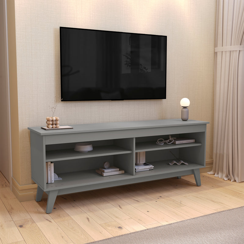 Mueble TV 65" 150cm con Estantes Kappesberg Gris