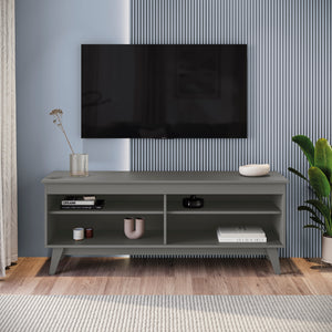 Mueble TV 65" 150cm con Estantes Kappesberg Gris