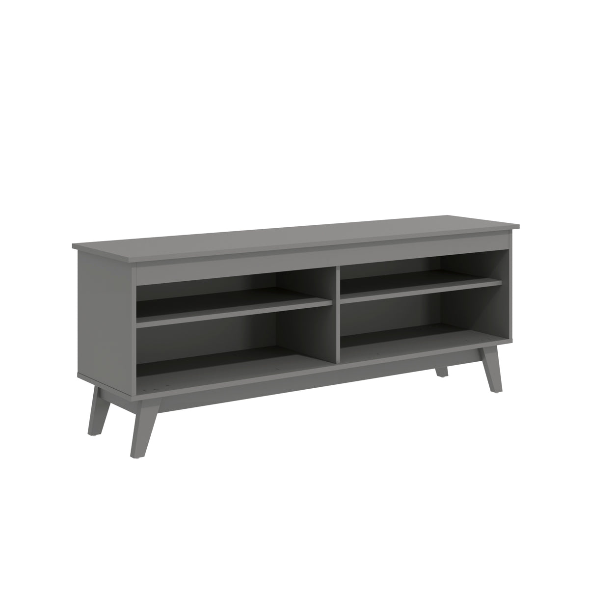 Mueble TV 65" 150cm con Estantes Kappesberg Gris