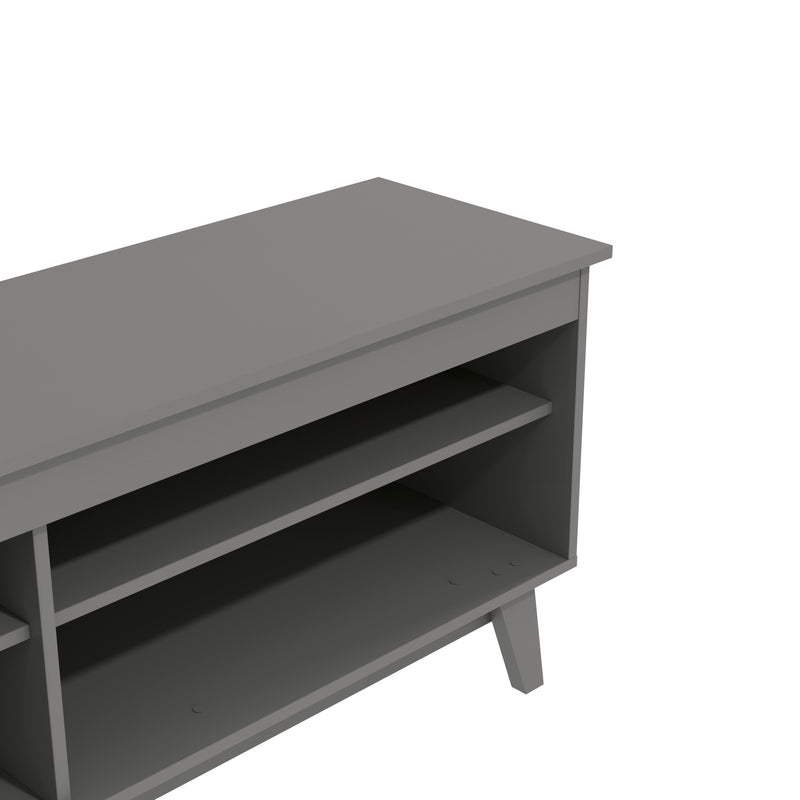Mueble TV 65" 150cm con Estantes Kappesberg Gris