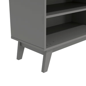Mueble TV 65" 150cm con Estantes Kappesberg Gris
