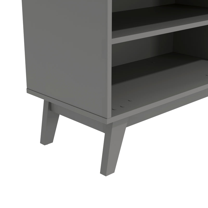 Mueble TV 65" 150cm con Estantes Kappesberg Gris