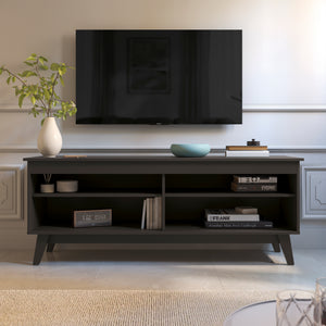 Mueble TV 65" 150cm con Estantes Kappesberg Negro