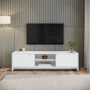 Mueble TV 65" 150cm 2 Puertas Kappesberg Blanco