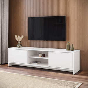 Mueble TV 65" 150cm 2 Puertas Kappesberg Blanco
