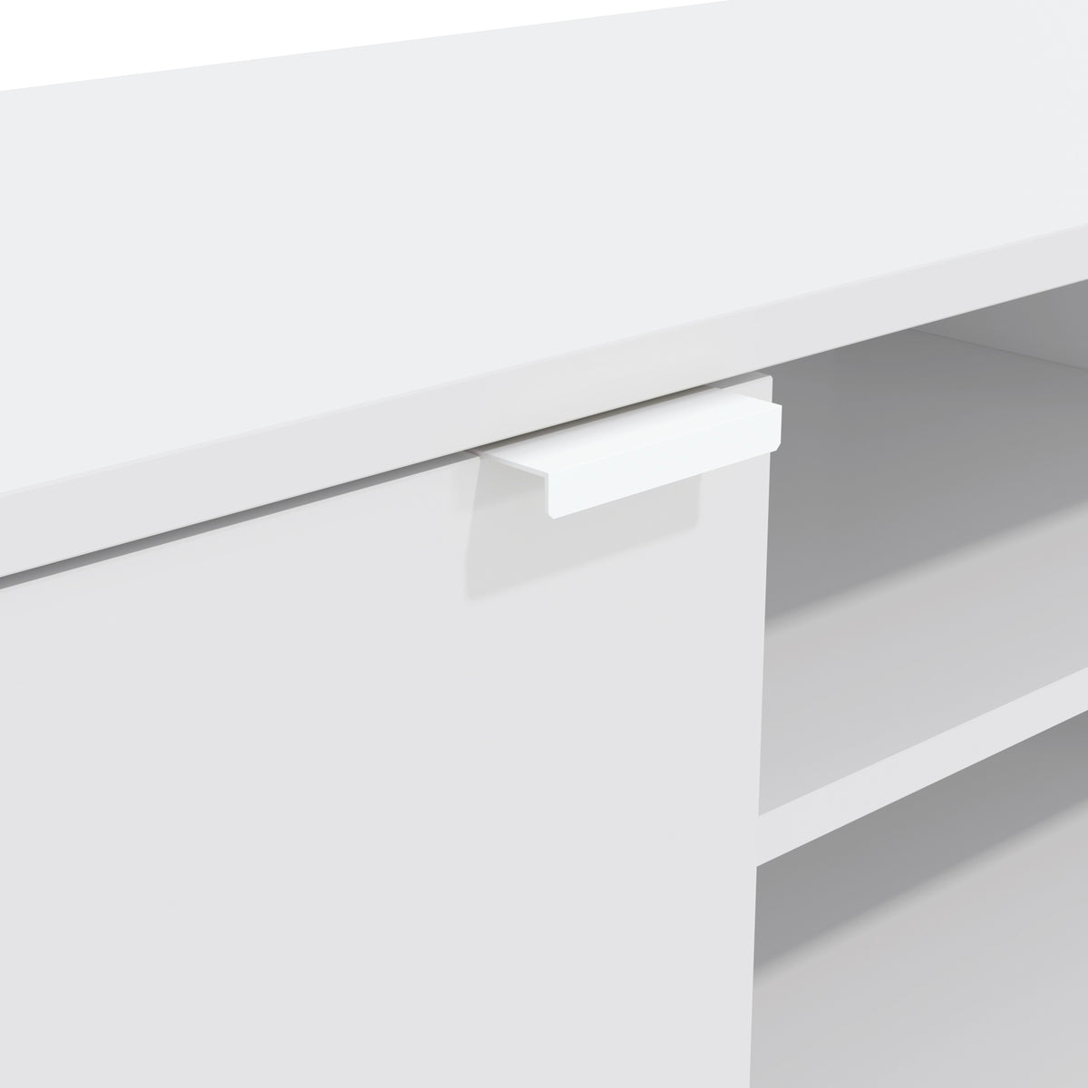 Mueble TV 65" 150cm 2 Puertas Kappesberg Blanco