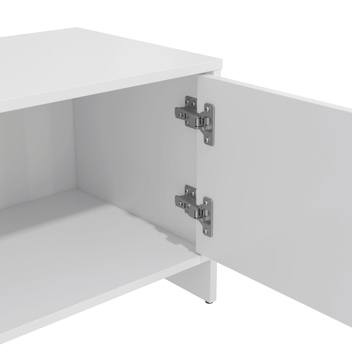 Mueble TV 65" 150cm 2 Puertas Kappesberg Blanco