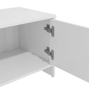 Mueble TV 65" 150cm 2 Puertas Kappesberg Blanco