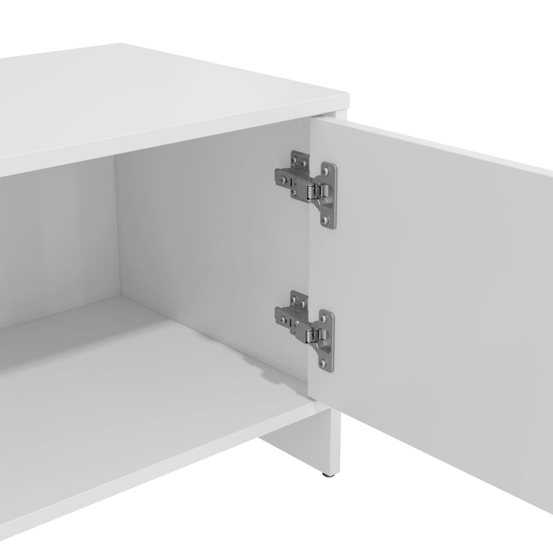 Mueble TV 65" 150cm 2 Puertas Kappesberg Blanco