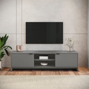Mueble TV 65" 150cm 2 Puertas Kappesberg Gris