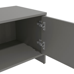 Mueble TV 65" 150cm 2 Puertas Kappesberg Gris