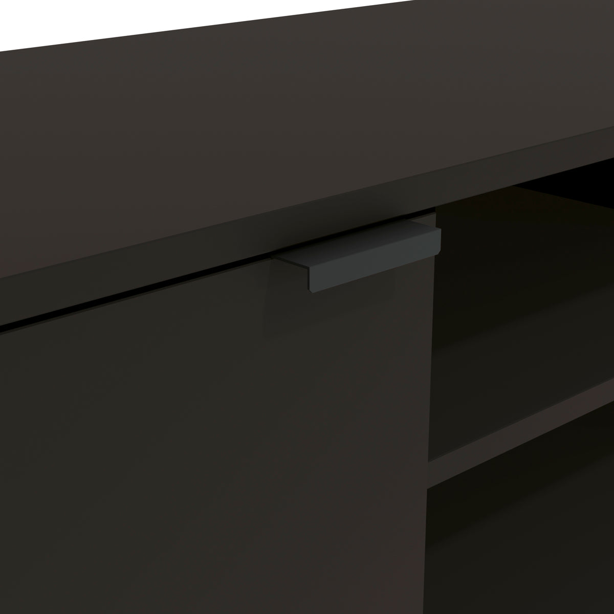 Mueble TV 65" 150cm 2 Puertas Kappesberg Negro