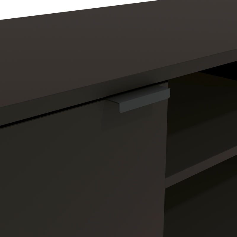 Mueble TV 65" 150cm 2 Puertas Kappesberg Negro