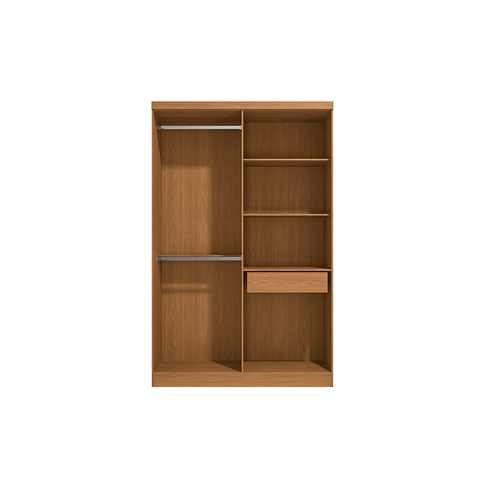 Ropero Closet Individual Kappesberg 4 Puertas 1 Cajón Canela