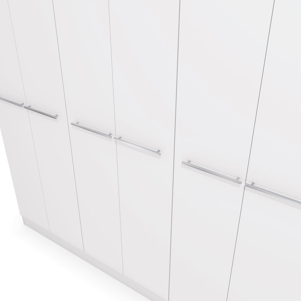 Closet Ropero Matrimonial 6 Puertas Blanco Kappesberg