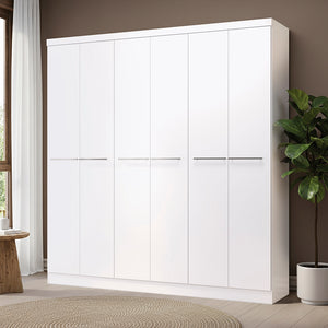 Closet Matrimonial Ropero Kappesberg 6 Puertas Blanco