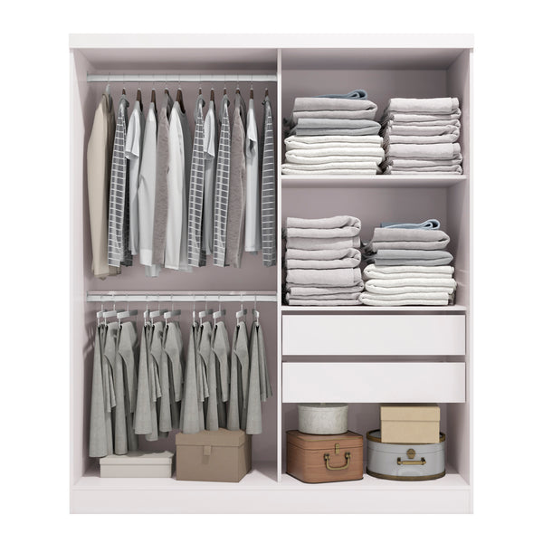 Ropero Individual Closet 2 Puertas Blanco Kappesberg