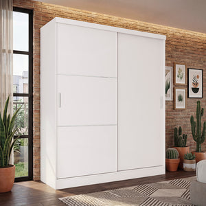 Closet Ropero Individual 2 Puertas Blanco Kappesberg