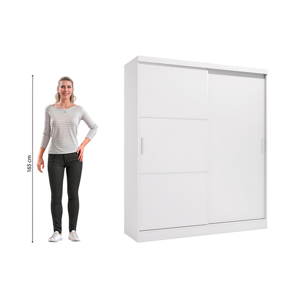 Ropero Closet Individual Kappesberg 2 Puertas Blanco