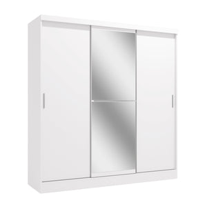 Ropero Closet Matrimonial Kappesberg 3 Puertas y 1 Espejo